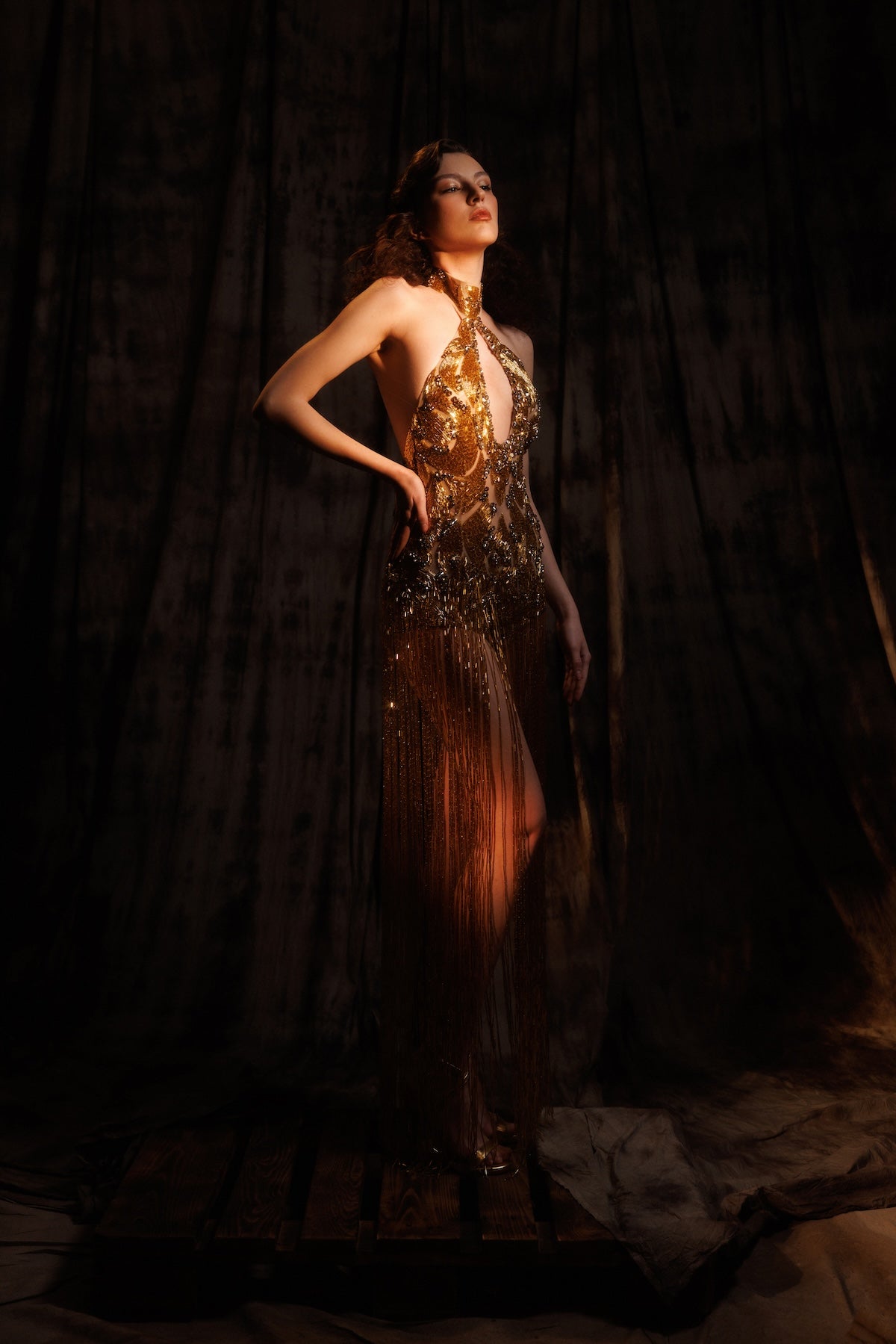 Golden Flame Jumpsuit