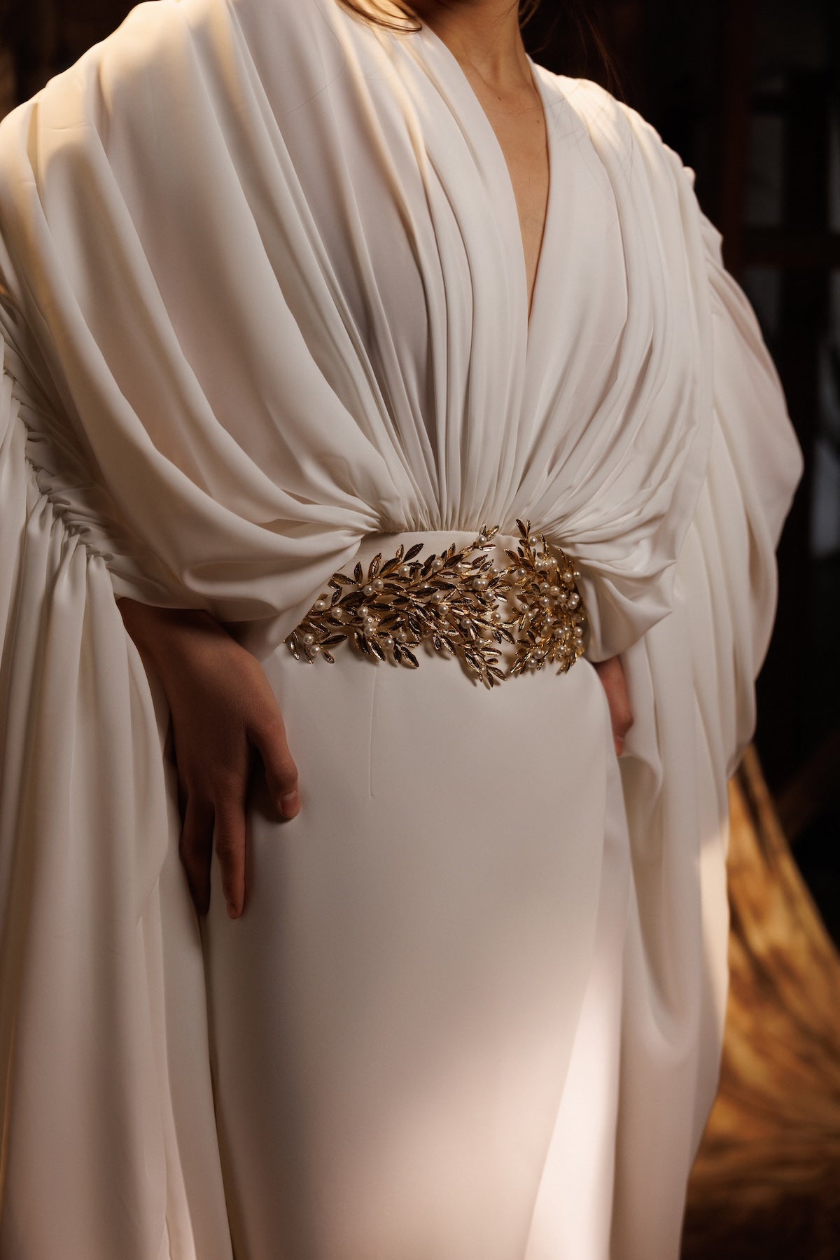 Charmeuse crepe Abaya