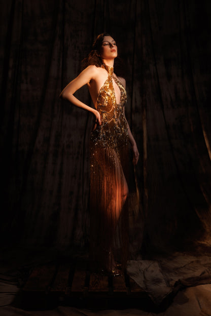 Golden Flame Jumpsuit