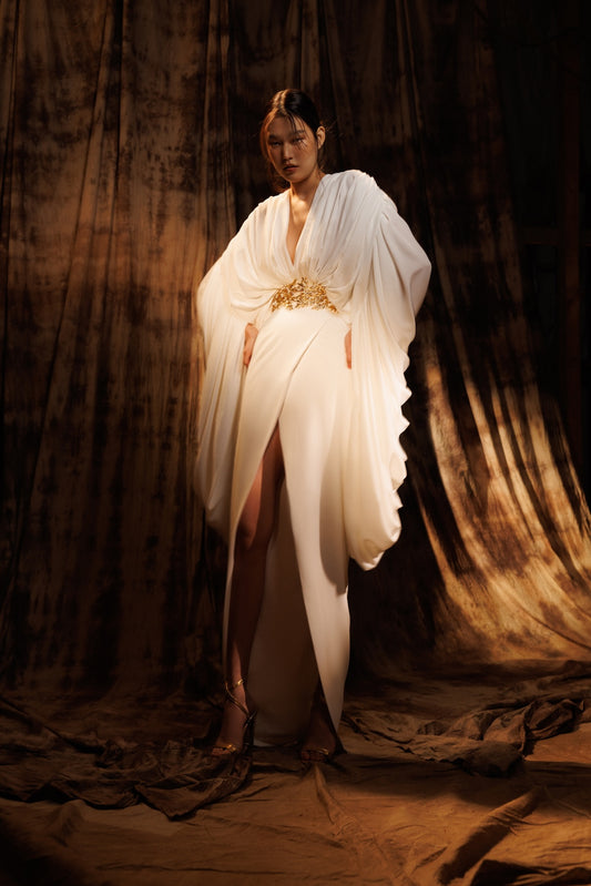 Charmeuse crepe Abaya